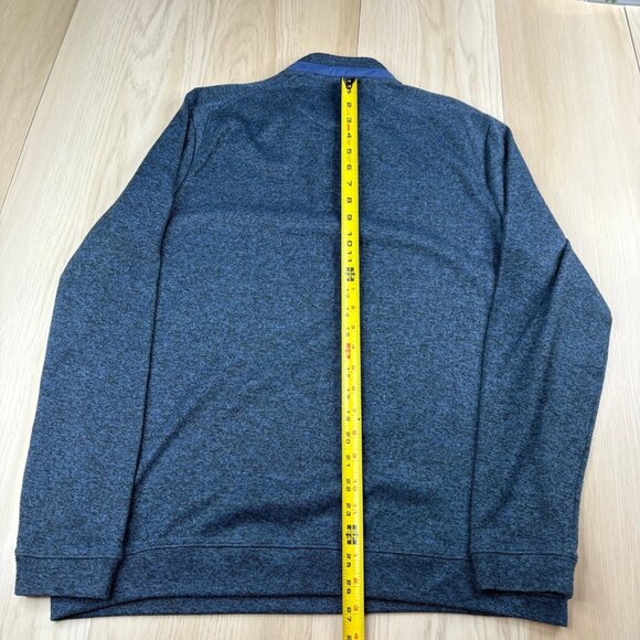 Johnnie-O Mens Blue Reflex Fleece PREP-Formance 1/4 Zip Pullover Jumper Size L - Picture 9 of 10